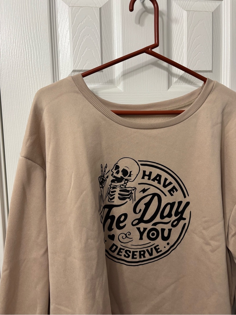 Shein Curve Women’s Plus Size 3X Have The Day You Deserve Pullover Crewneck - Picture 3 of 6